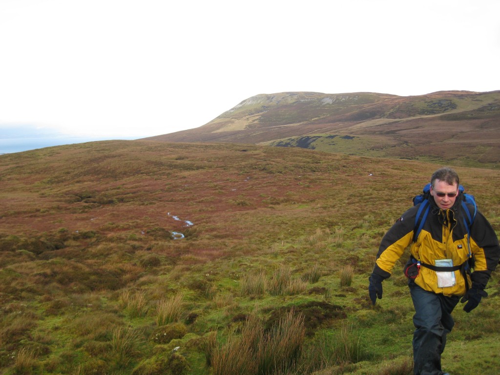 walking inthe Keelogue Mountains near Donegal